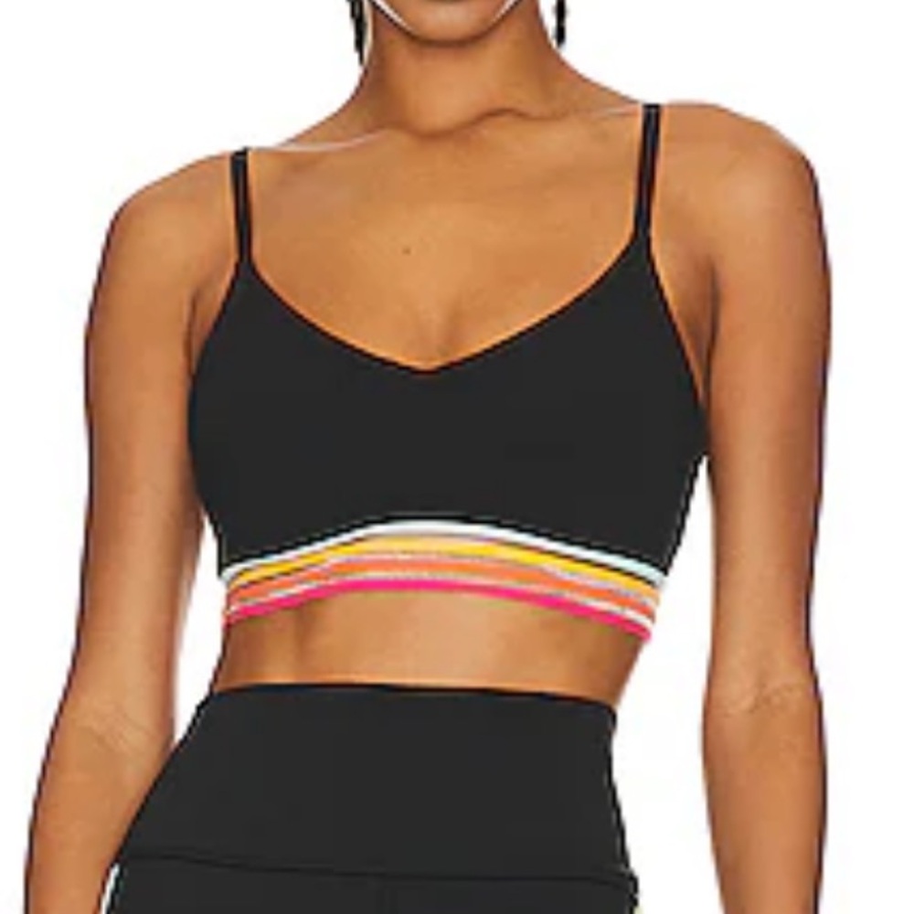 SPIRITUAL GANGSTER Nikki Sports Bra in Black Size SMALL